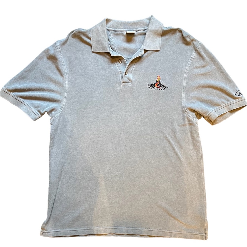 Mens Gray Hawaii “Kilauea” Polo